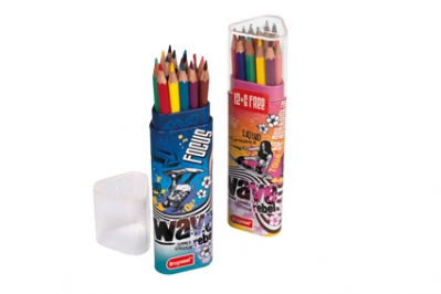 Tin Colour Pencil 18 Wave Reabel Series 6530M18